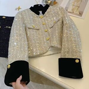 Gold Tweed Blazer